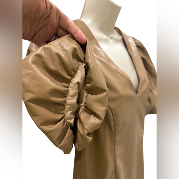 Endless Rose Pu Fitted Faux Leather Mini Dress - Picture 8 of 10